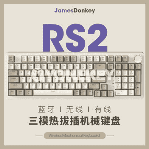 Jianlu RS2 simsiz Bluetooth klawiatura.