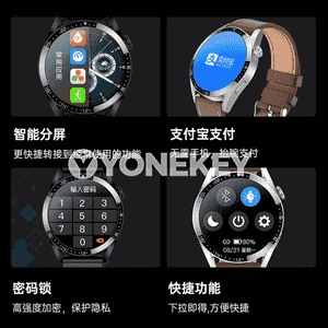 Erkekler üçin bluetooth  sagat.